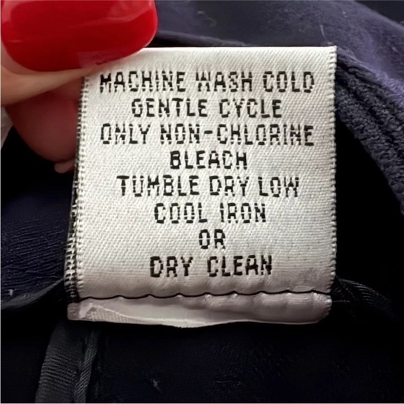 Talbots Stretch Black Wool Blend Trousers Pants Career Womens Size 4 (1705) - Picture 6 of 6